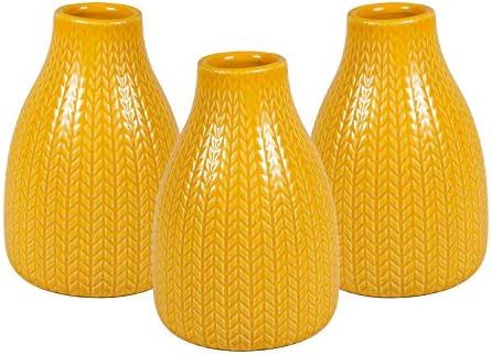 Flower Vase Set of 3, Decorative Ceramic Vase, Vase for Decor Home Living Room Office Parties Weddin | Amazon (CA)