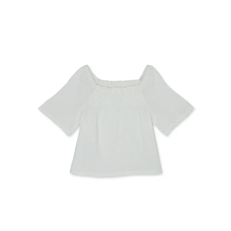 easy-peasy Toddler Girl Swiss Dot Top, Sizes 18M-5T | Walmart (US)