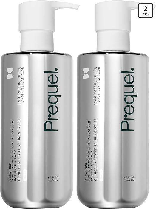 Prequel Skin Gleanser Face Wash, Moisturizing Glycerin Cleanser, Dry Skin | Amazon (US)