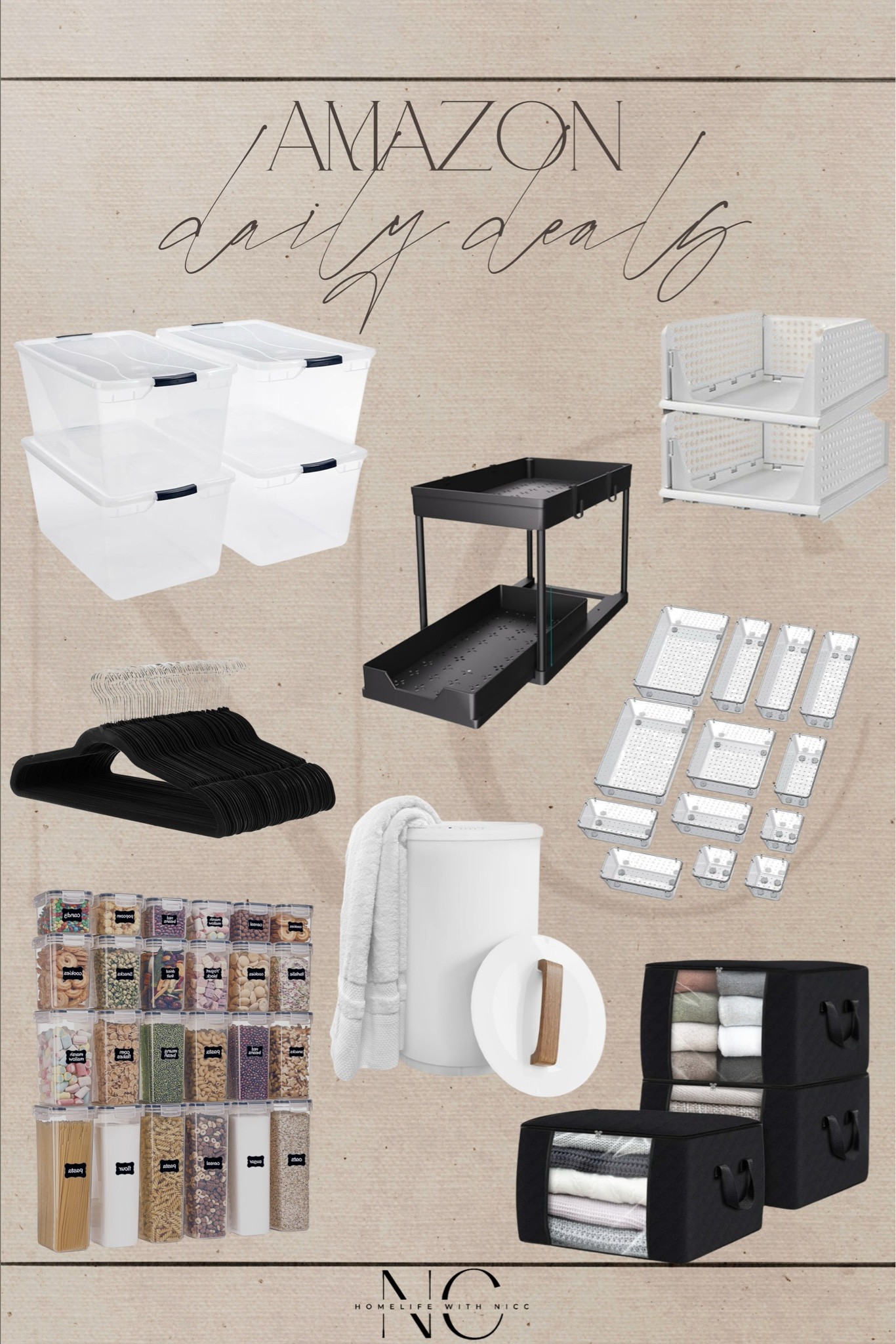 Amazon daily deals happening right now! All things organization! I’ve got the itch to declutter and organize so I’m loving all the great deals to do just that!
#amazondailydeals #amazonstorage #amazonorganization #homestorage #homeorganization 

#LTKHome #LTKSaleAlert