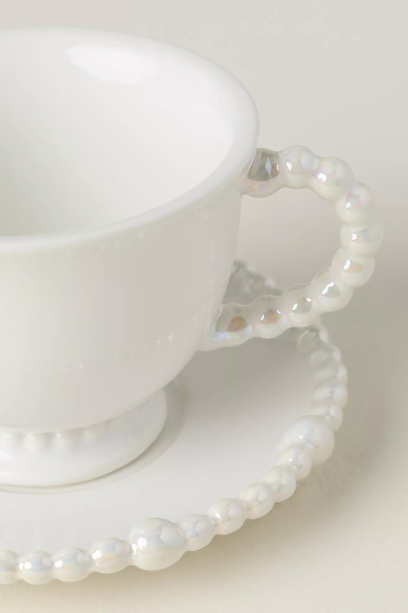Perla Stoneware Espresso Cup and Saucer | Anthropologie (US)