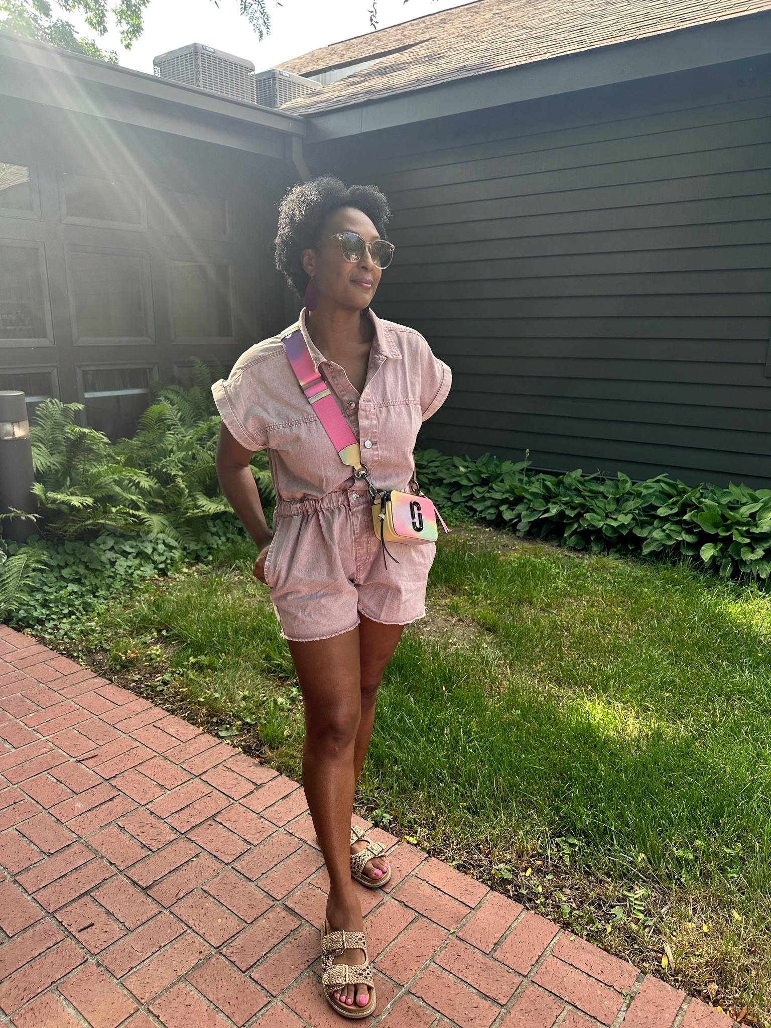 Summer outfit | denim outfit | shorts | sandals | casual outfit

#LTKootd #LTKOver40 #LTKSaleAlert