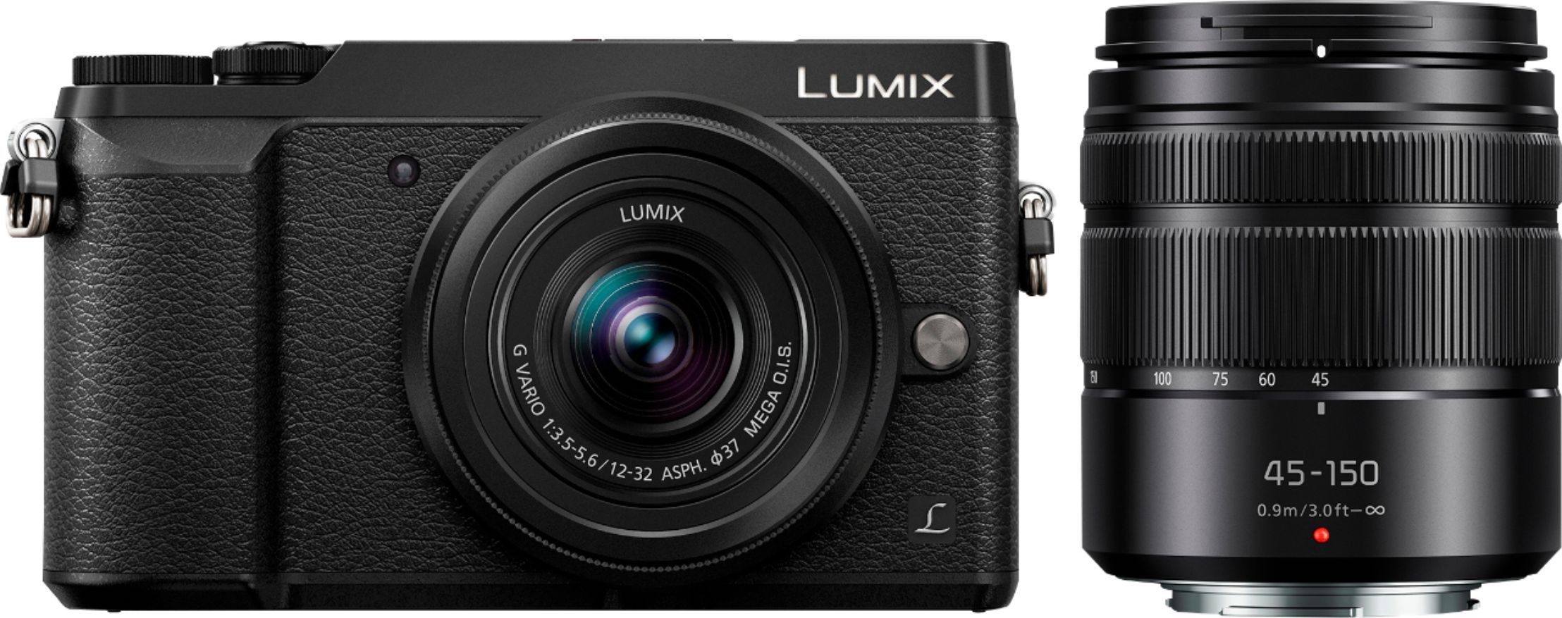 Panasonic LUMIX GX85 Mirrorless 4K Photo Digital Camera Body Two Lens Bundle with 12-32mm and 45-... | Best Buy U.S.