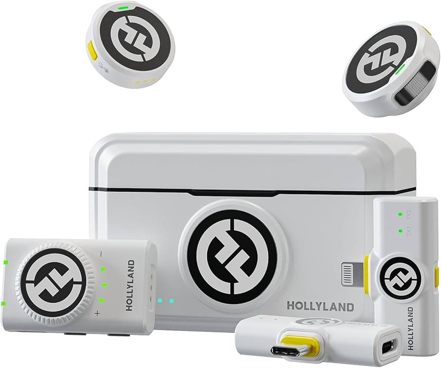 Hollyland Lark M2 Wireless Lavalier Microphone for iPhone/Android/Camera/PC/Laptop with Lightning... | Amazon (US)