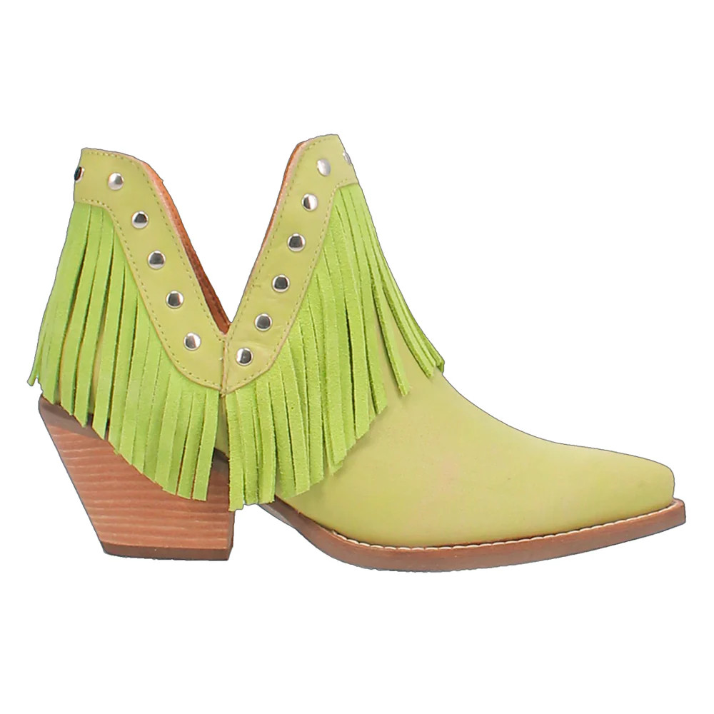 Shop Green Womens Dingo Fine N' Dandy Round Toe Booties | Shoebacca