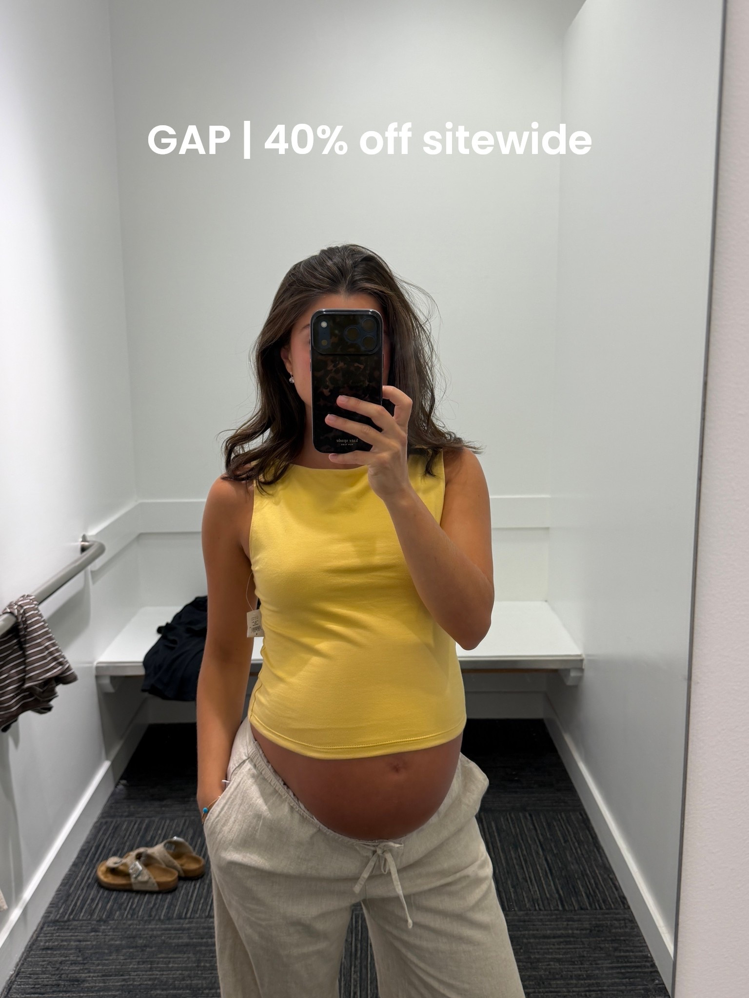 [8/18/26] GAP is currently 40% off sitewide | linking some 100% cotton/linen pieces that work well with the bump in my third trimester. I’m wearing small in top + bottoms at 37 weeks! Could definitely do the short/petite options in bottoms, but only had regular in store!

#LTKSaleAlert #LTKBump #LTKSeasonal