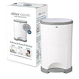 Dekor Classic Hands-Free Diaper Pail | White | Easiest to Use | Just Step – Drop – Done | Doesn’t Ab | Amazon (US)