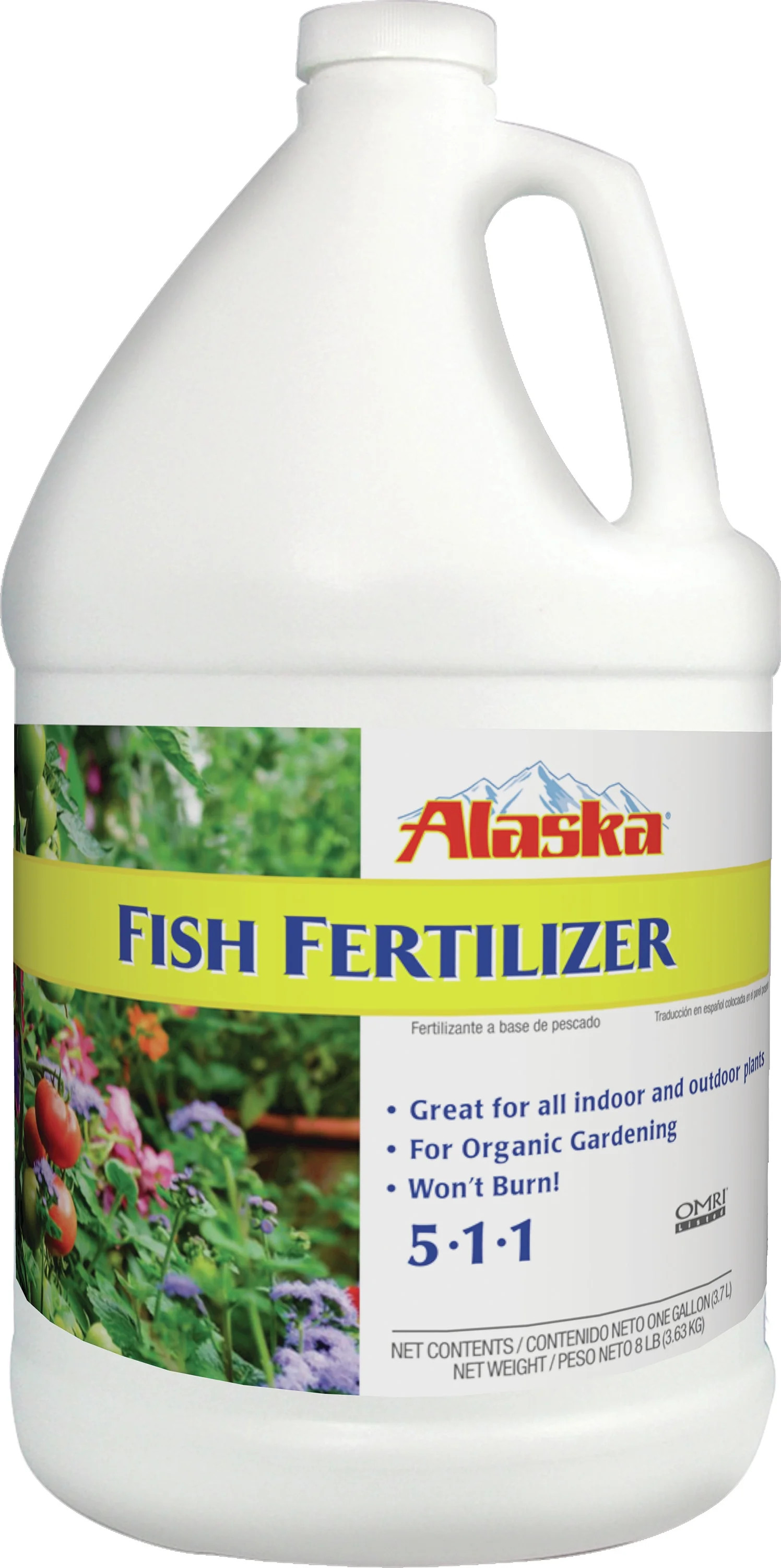 Alaska Fish Emulsion Plant Food, 5-1-1 Fertilizer, 1 gal | Walmart (US)