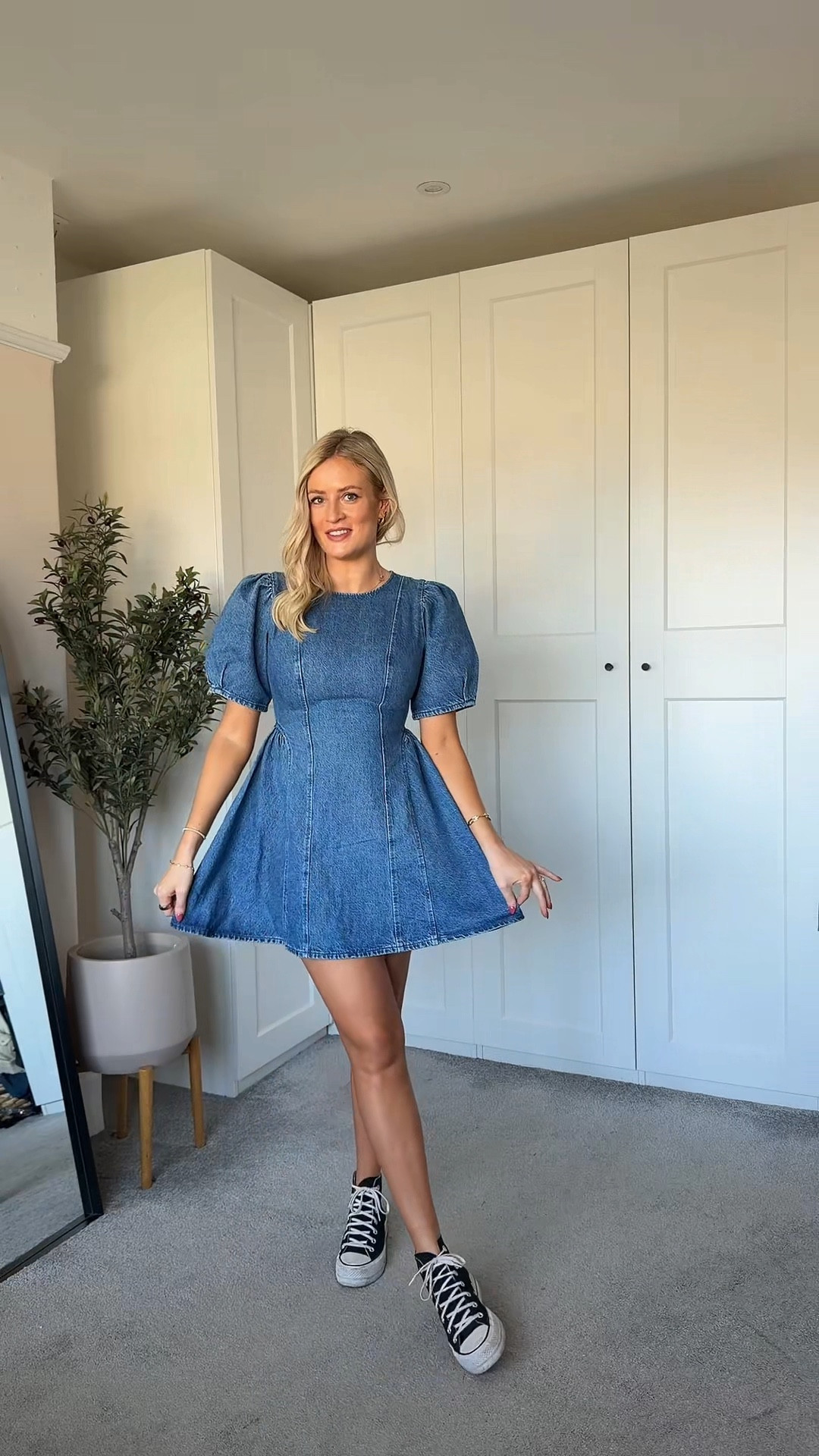 The cutest denim spring dress for £24.99! 🌸  free next day delivery until 9pm!

Hm, hm new in, denim dress 

#LTKspring #LTKuk