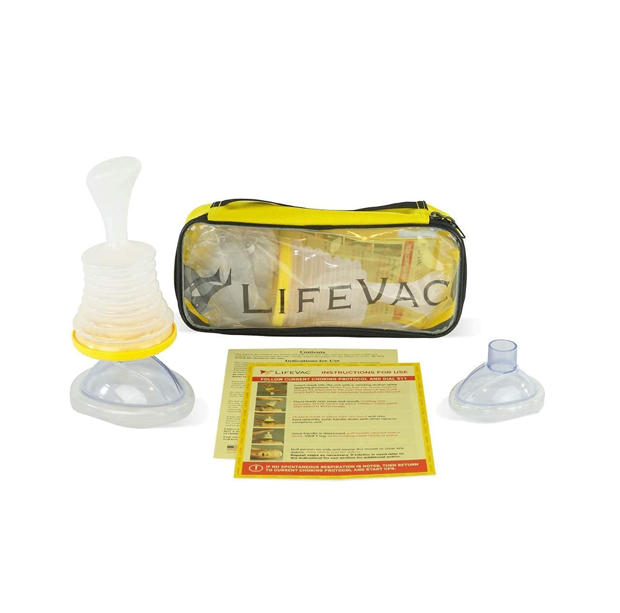 LifeVac Yellow Travel Kit - Portable Suction Rescue Device, First Aid Kit for Kids and Adults, Po... | Amazon (US)