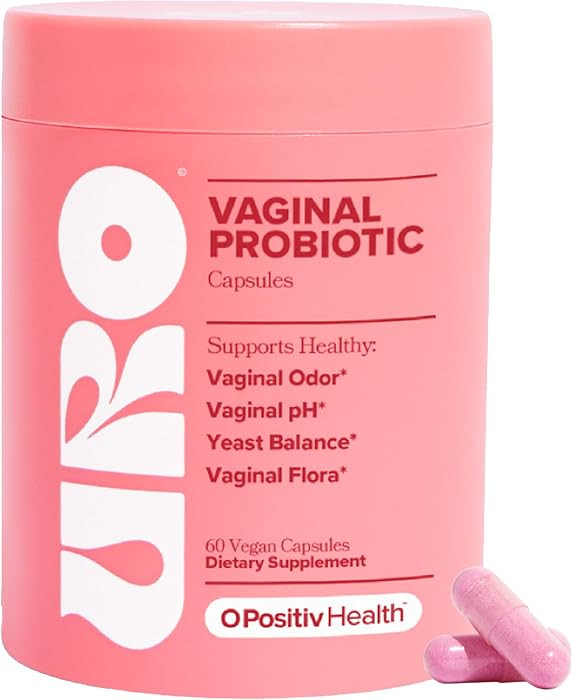O Positiv URO Vaginal Probiotics for Women pH Balance with Prebiotics & Lactobacillus Probiotic B... | Amazon (US)