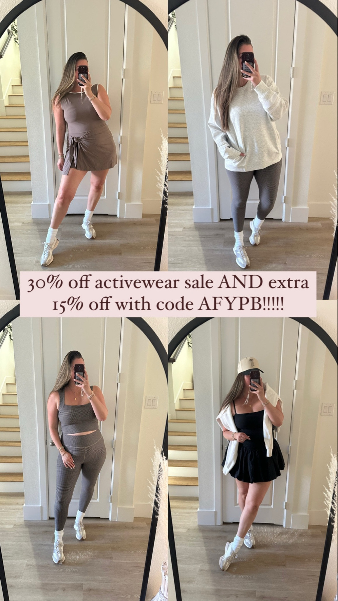 ABERCROMBIE SALE IS STILL ON!!!!
30% off activewear, 20% off everything else. I’m wearing tts xl in all, but sized up one in the sweatshirt 

#LTKSaleAlert #LTKStyleTip #LTKActive
