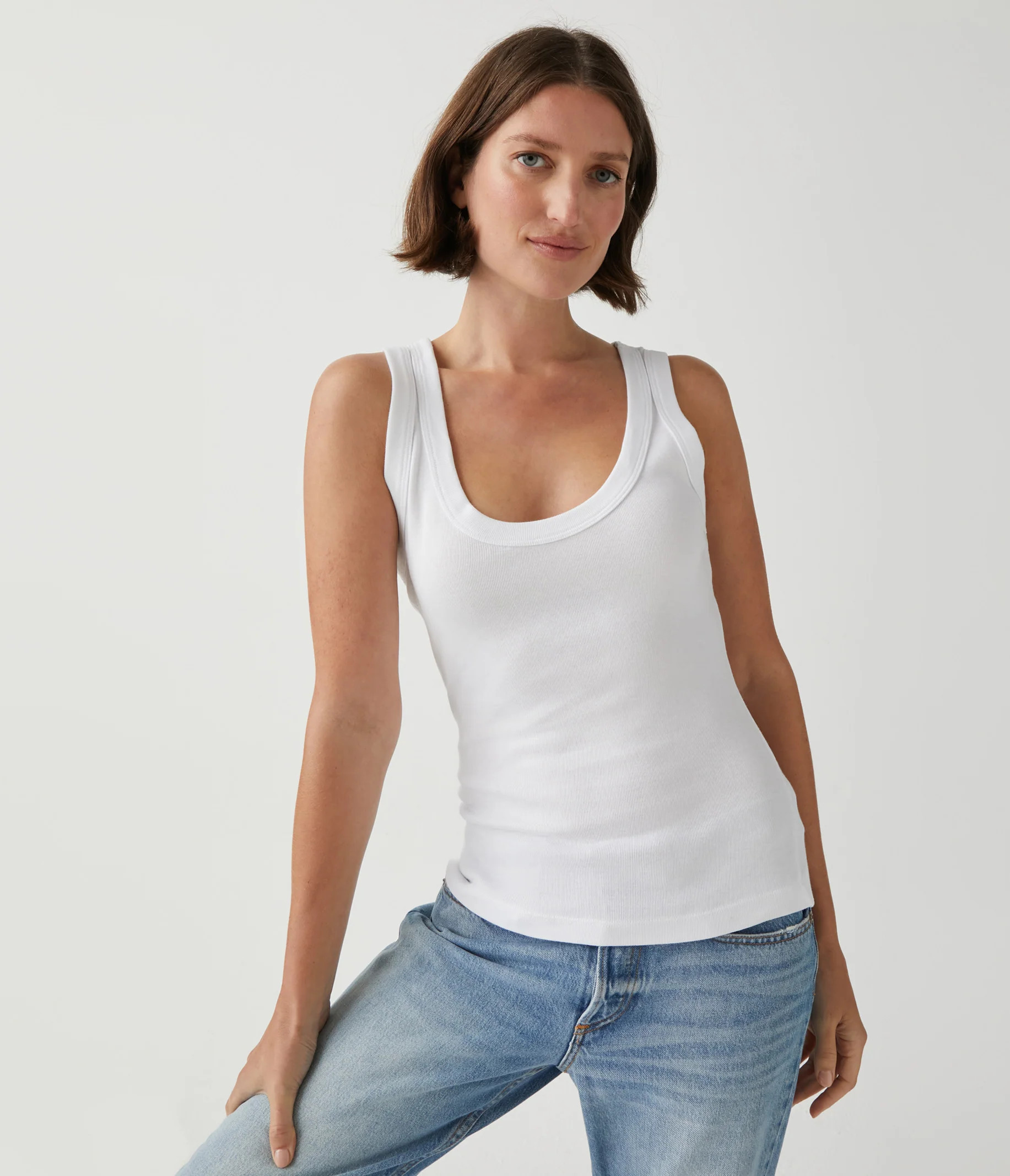 Nelly Scoop Neck Tank | MichaelStars.com