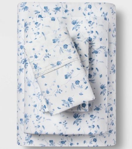Annie B 🤍 blue and white sheets 🤍 blue and white home finds 🤍 affordable home finds 🤍 blue and white target bedding 🤍 blue and white floral 🤍 coastal grandmother sheets 🤍 coastal grandmother home finds

#LTKhome #LTKfamily #LTKunder50