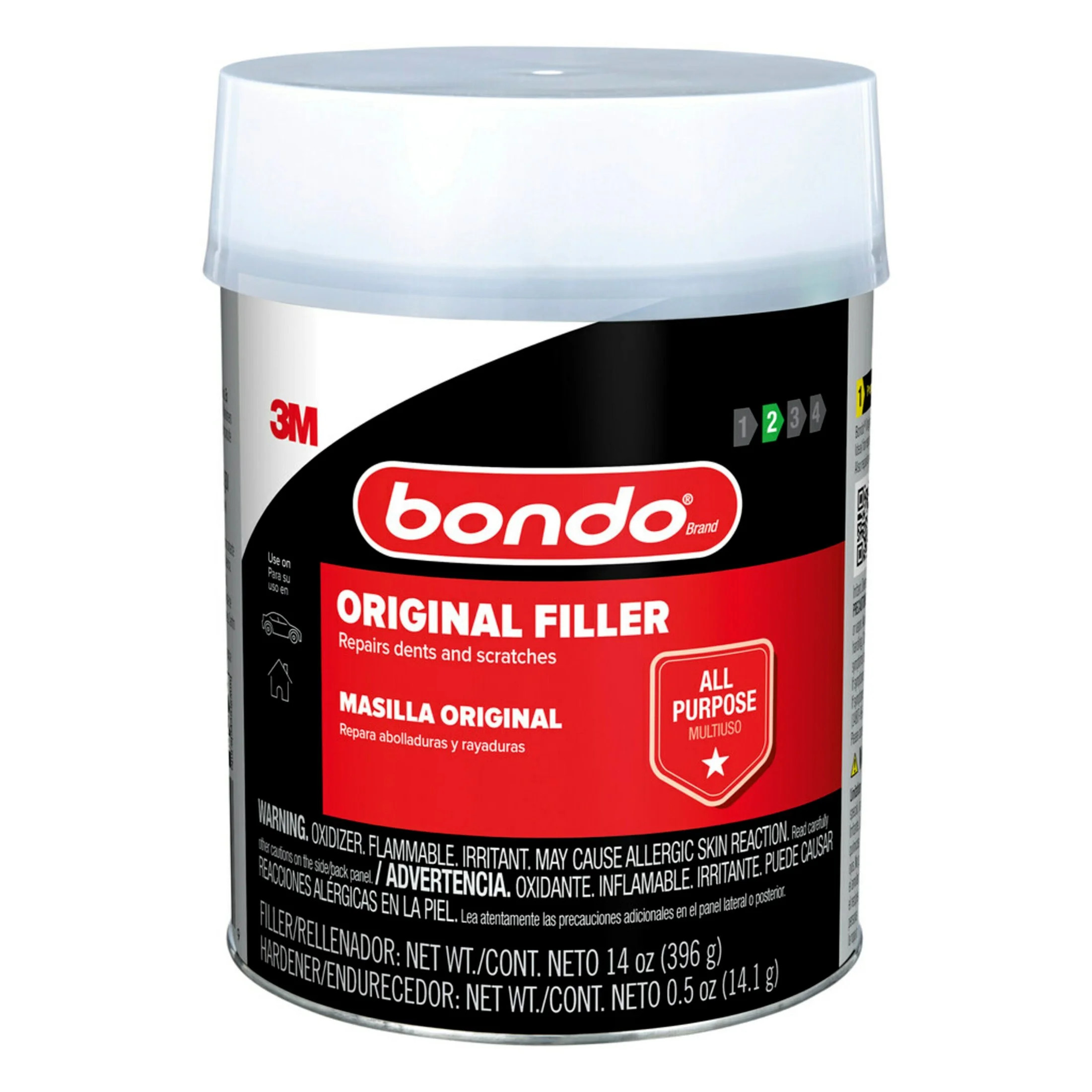 Bondo Body Filler, 00261ES, 14 fl. oz. | Walmart (US)