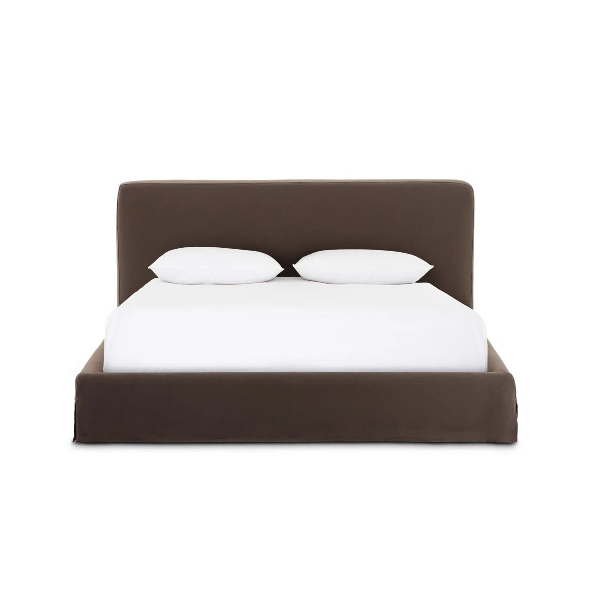 Mully Slipcover Bed-Savoy Coffee-Queen | Wayfair North America