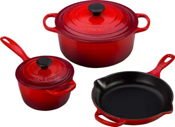 5-Piece Signature Enameled Cast Iron Cookware Set | Nordstrom