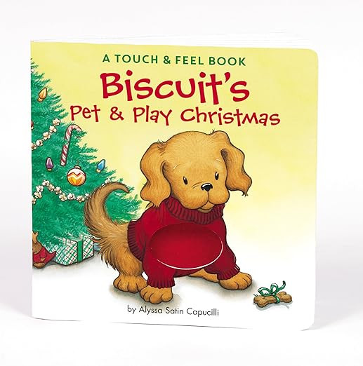 Biscuit's Pet & Play Christmas: A Touch & Feel Book: A Christmas Holiday Book for Kids | Amazon (US)