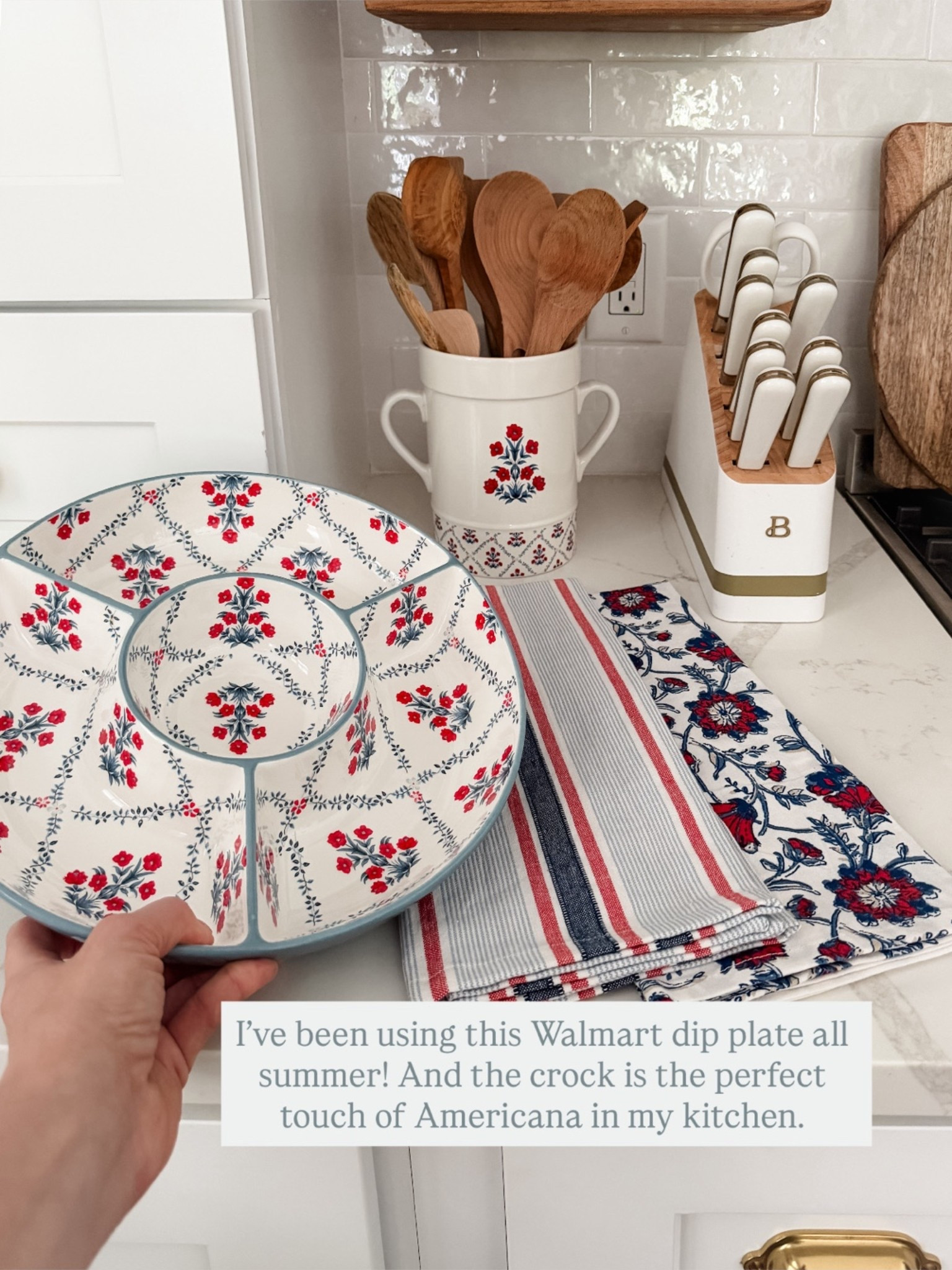 The cutest Americana kitchen finds from Walmart 👀💙

#LTKHome #LTKSeasonal