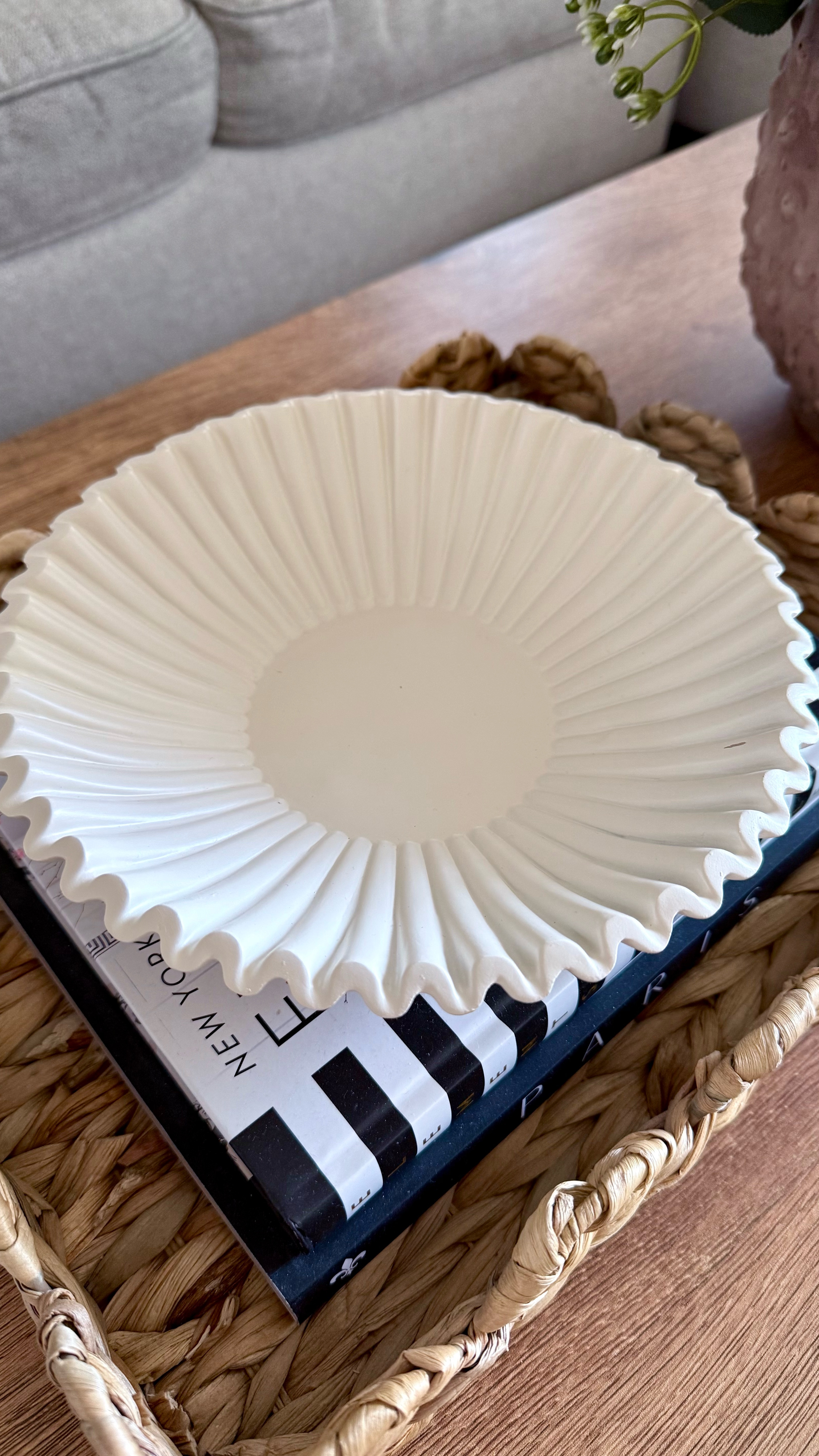 This ruffle bowl from Walmart is adorable. Just under $10. Perfect addition to your coffee table or on a console table to keep the keys, sunglasses… 








Off  White Tabletop Decorative Ribbon Design Bowl, Walmart new home decor, Walmart ruffle bowl, Walmart home decor, look for less  
 

#LTKSeasonal #LTKStyleTip #LTKHome #LTKSummerEdit #LTKFindsUnder50