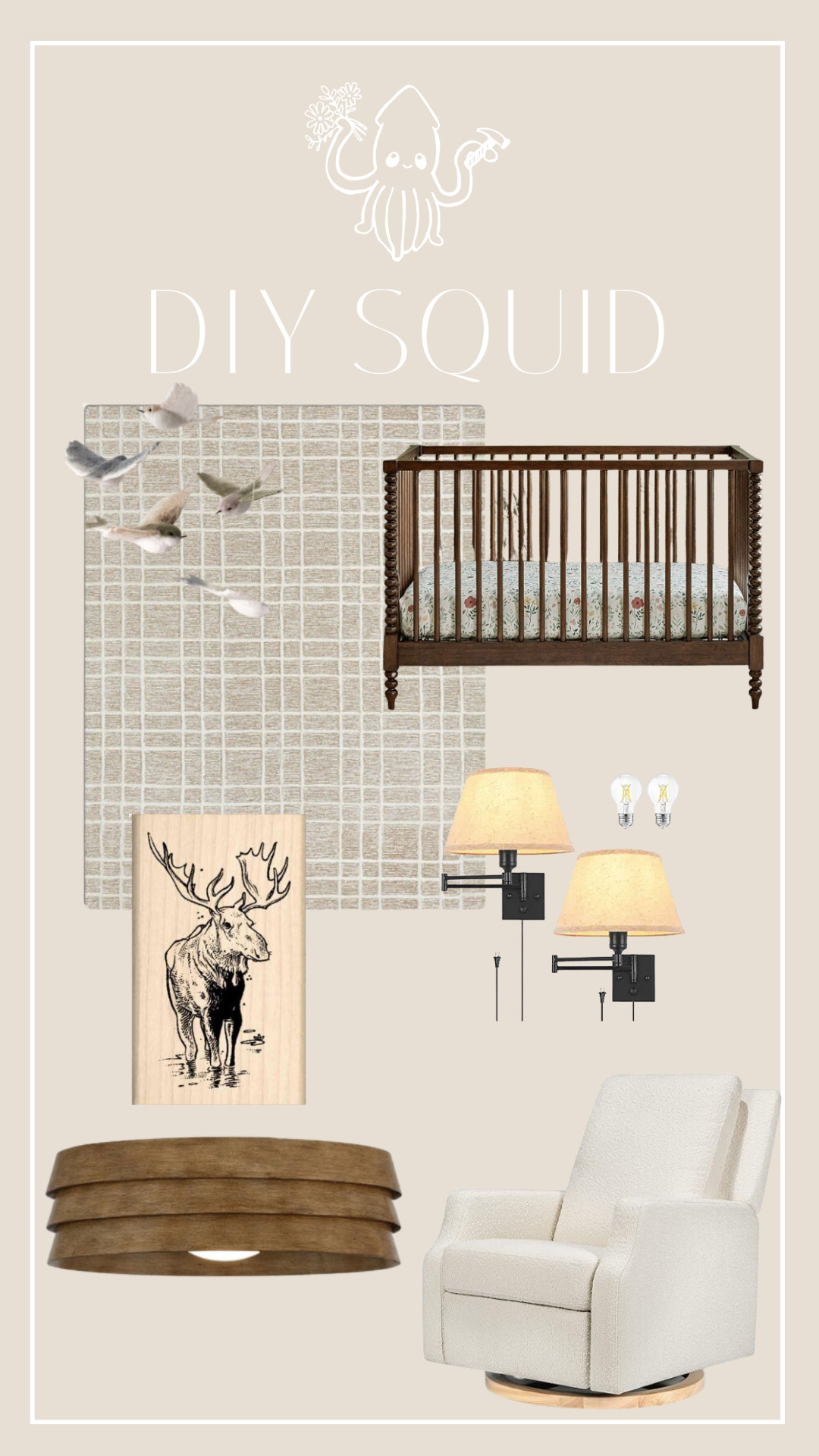 Cozy & Timeless Nursery Vibes! Mood board for Judd's Room. 

 #LTKHome #LTKFamily