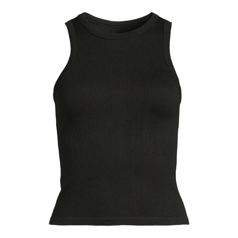 No Boundaries Seamless High Neck Tank Top, Women’s | Walmart (US)