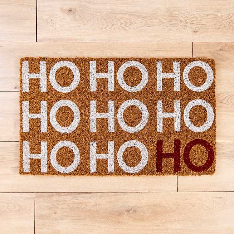 Ho Ho Ho Christmas Coir Doormat | Kirkland's Home