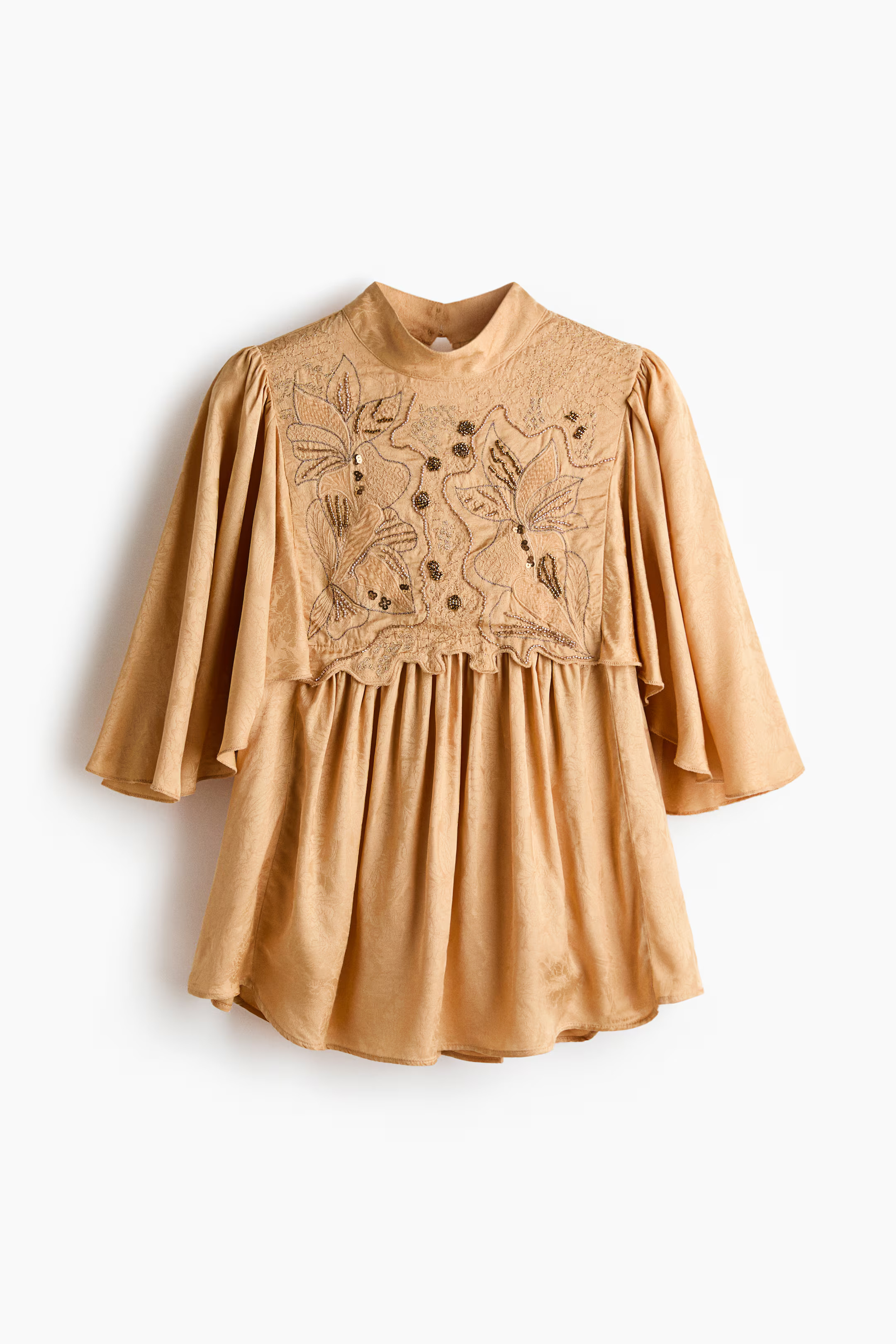 Embroidered Jacquard Blouse | H&M (US + CA)