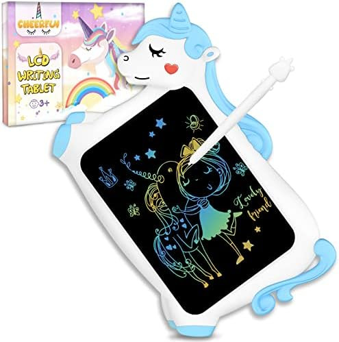 Unicorn Toy Gifts for Girls Boys - CHEERFUN LCD Writing Tablet for Kids|Toddler Travel Road Trip ... | Amazon (US)