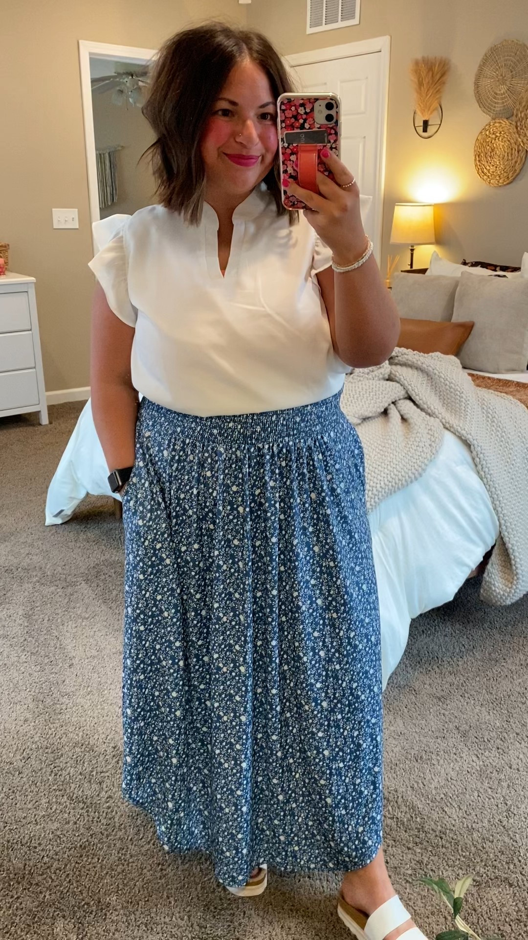 Maxi skirt, a blouse & sandals is the ultimate teacher outfit combo! ✨ Comfy, stylish, and ready for the day 💙

sandals: fit true to size // wearing a 5
skirt: fits true to size // wearing a large
blouse: fits a tad small // wearing a large 

 

#LTKWorkwear #LTKMidsize #LTKSaleAlert