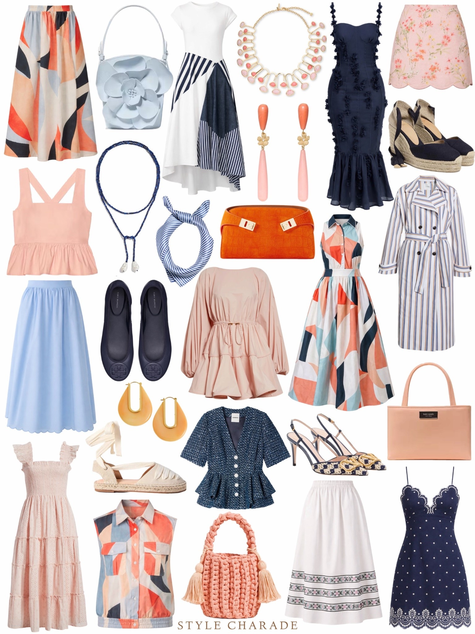 Spring outfits 2026, spring dresses, date night outfits and beyond. So many great work outfits, spring outfit ideas for women and more. It’s an unexpected color combination that works so well together! 🩵💙🧡

#LTKWorkwear #LTKSeasonal #LTKootd