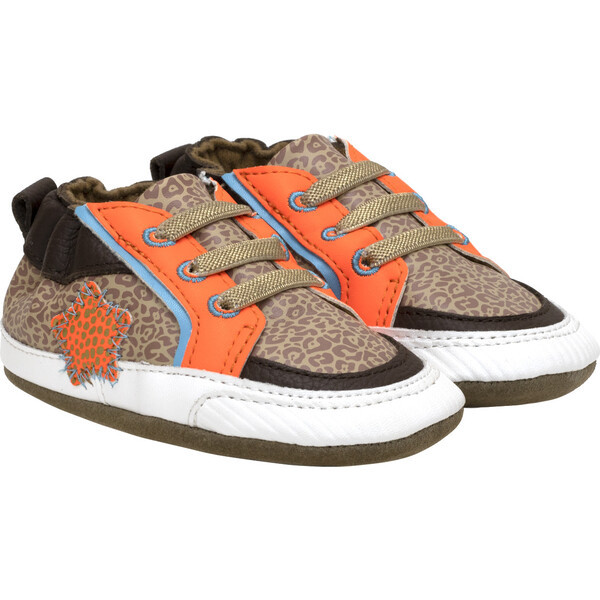 Wild Animal Crib Shoes, Brown | Maisonette