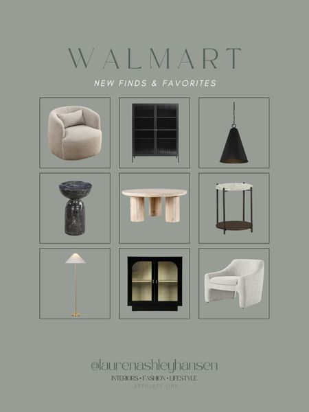 Walmart furniture finds and favorites! All of these pieces are elevated, timeless and trendy. I love the texture, materials, and sleek lines! 

#LTKhome #LTKstyletip