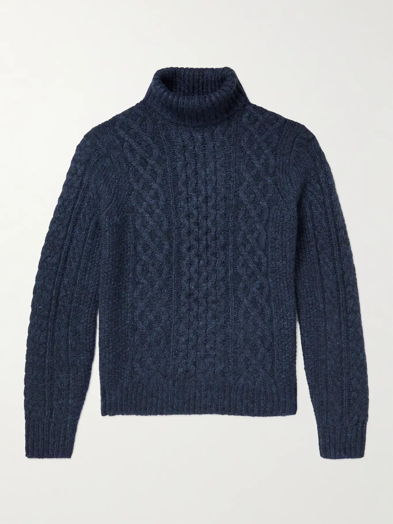 Recycled Cable-Knit Rollneck Sweater | Mr Porter (US & CA)