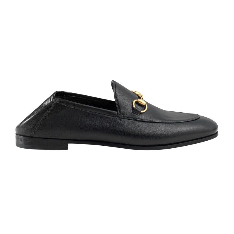 Leather Horsebit loafer black | Gucci (US)