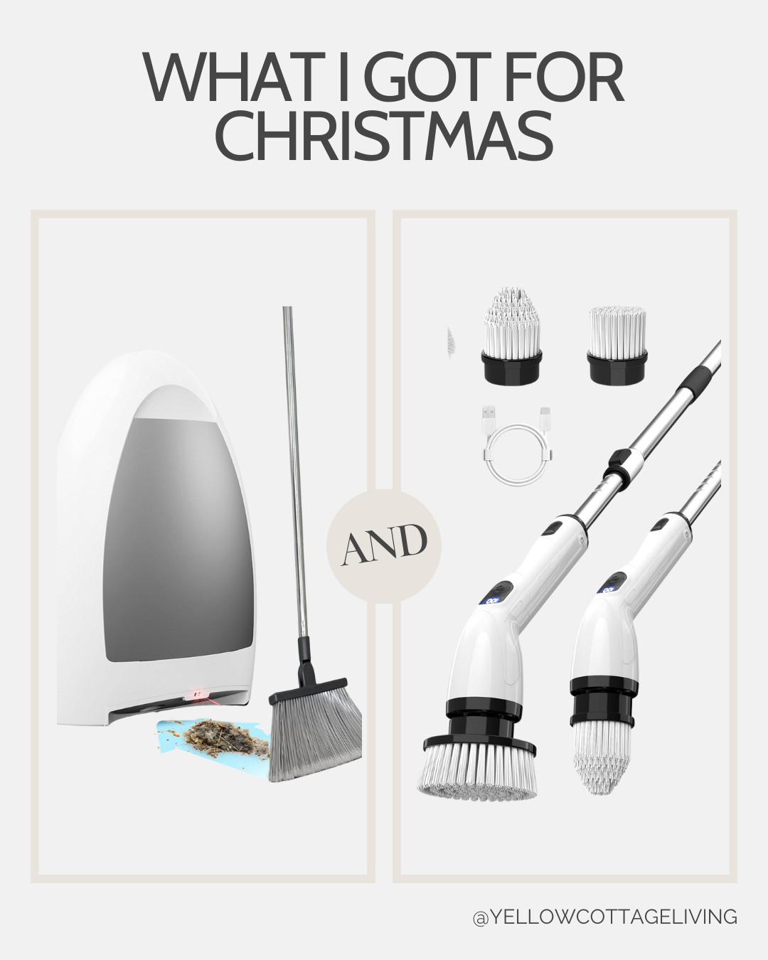 Santa brought me new cleaning gadgets for Christmas. So far loving the usefulness of both the Eyevac and the bathroom cleaning brush. Make cleaning your house more fun with these gadgets! 

 #LTKHome