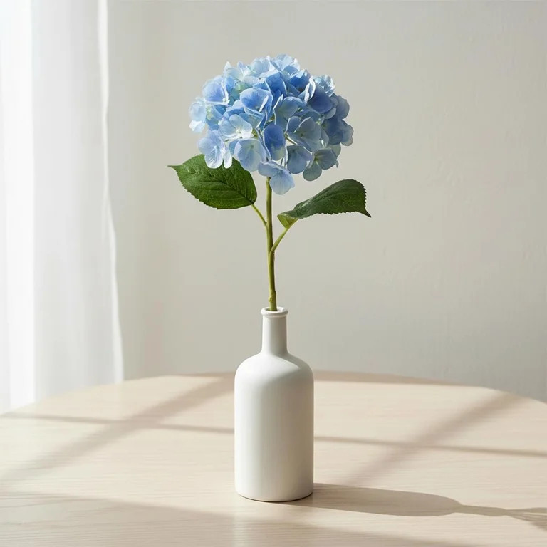 Faux Hydrangea Stem, Blue, 17.75", by My Texas House | Walmart (US)