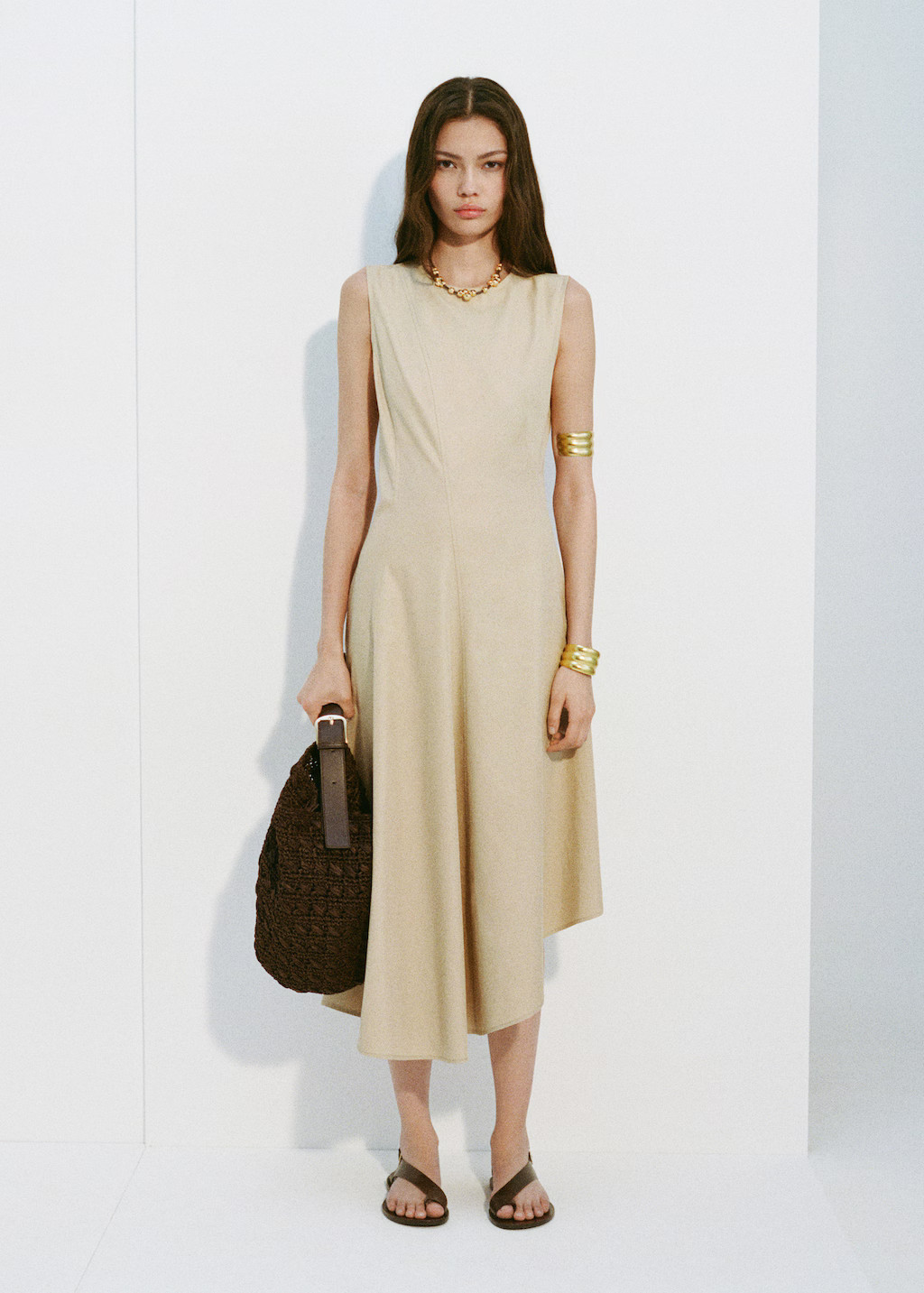 Leather sandals with cross strap - Women | MANGO USA | Mango (US/MX/AU)