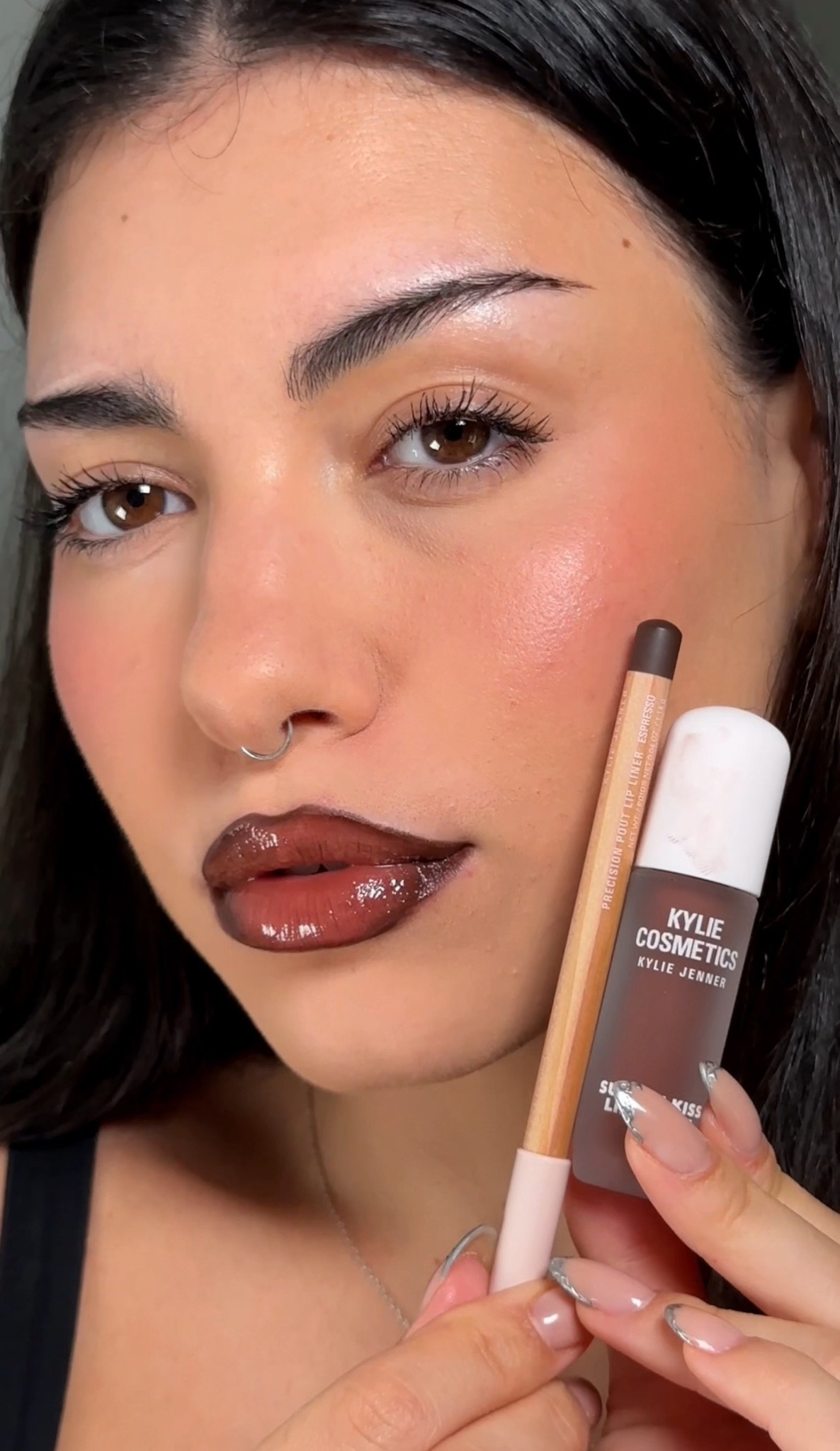 glossy lip kit in espresso, kylie cosmetics

#LTKbeauty