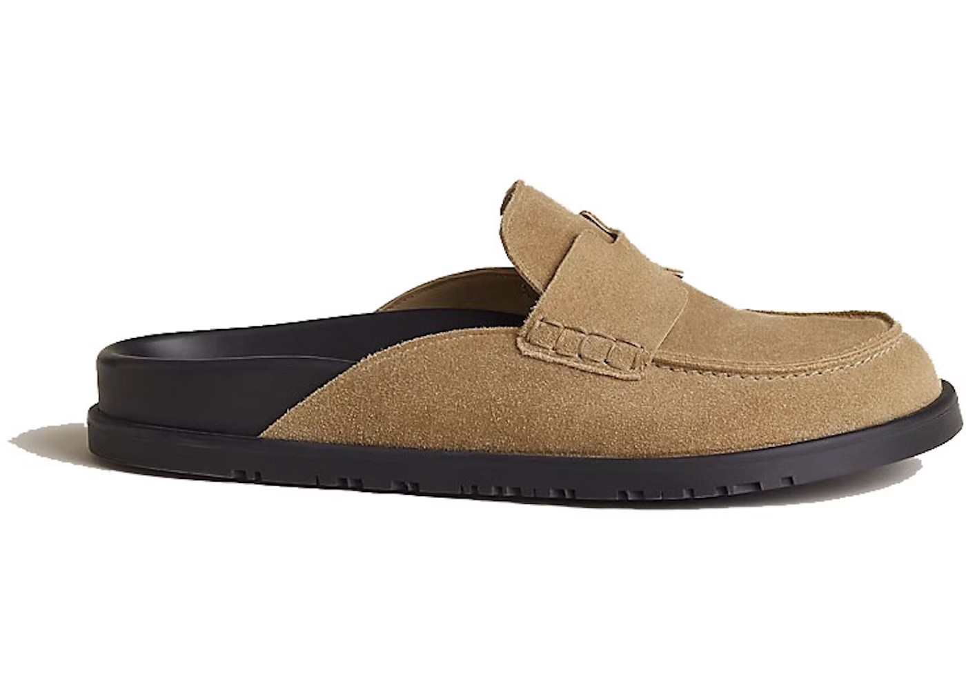 Hermes Go MuleBeige Argile Suede Calkskin (Men's) | StockX