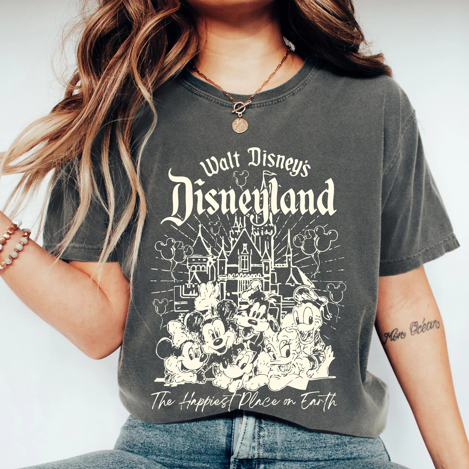 Vintage Disneyland Resort Comfort Colors® Shirt, Retro Disneyland Parks Shirt, Disneyworld Shirt... | Etsy (US)