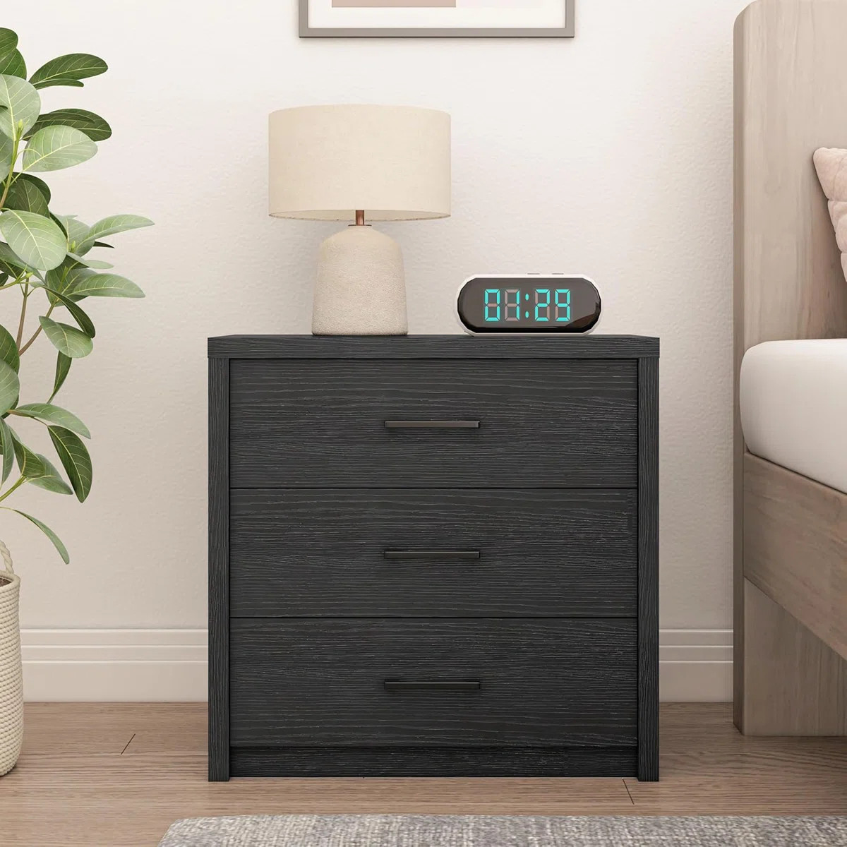 Ebern Designs 3-Drawer Wood Dresser - Wide Chest for Bedroom, Living Room or Home Office | Wayfai... | Wayfair North America