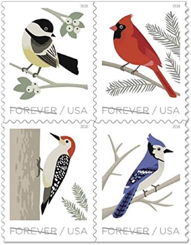 USPS Forever Stamp Sheets Featuring Birds (2 Sheets, Birds in Winter) | Amazon (US)