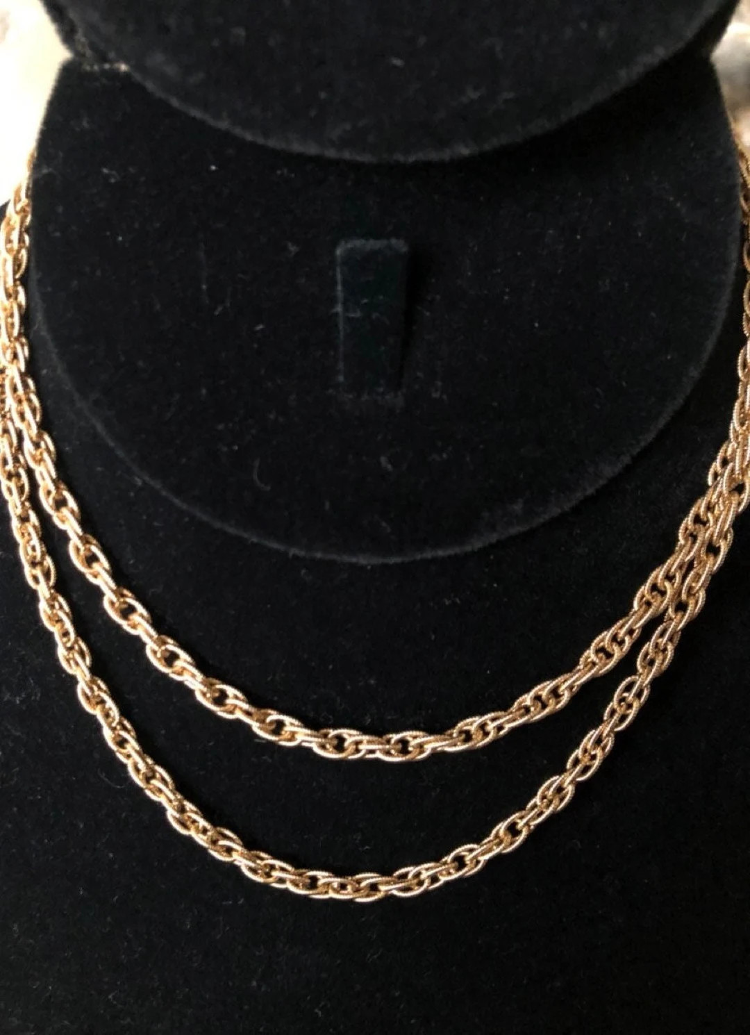 Vintage Monet 28 Inch Necklace, Gorgeous Double Link Chain, Layering Necklace - Etsy | Etsy (US)