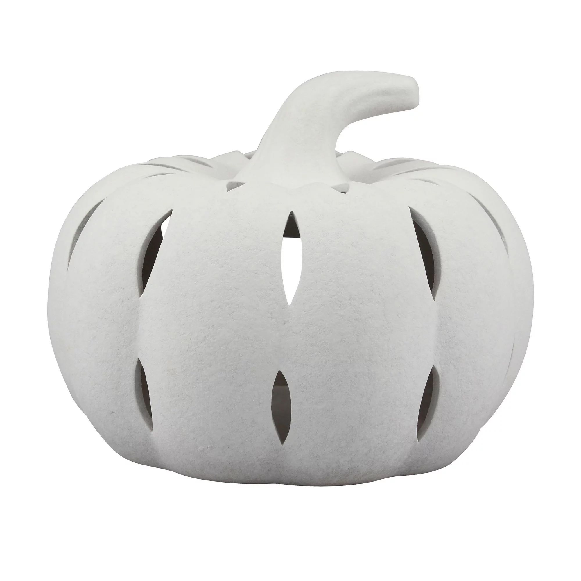 Better Homes & Gardens Medium Flameless Candle Holder, White, Ceramic | Walmart (US)