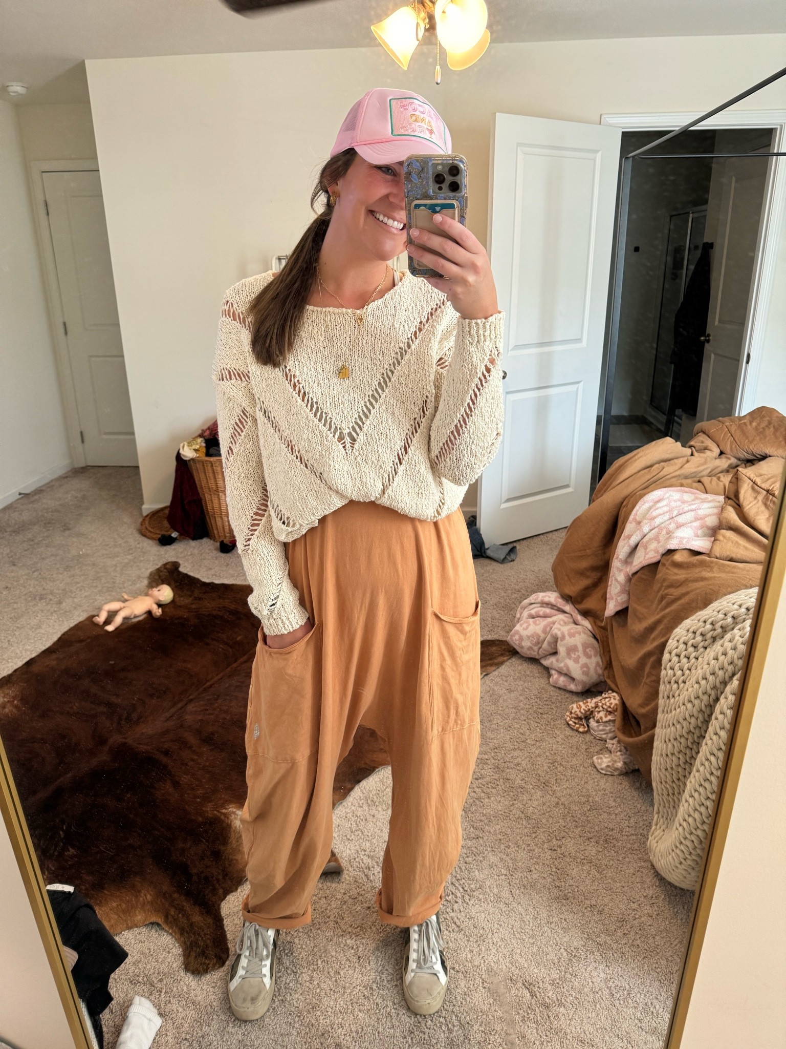 A great way to extend the infamous FO jumpsuit into fall!

#LTKStyleTip #LTKSeasonal #LTKMidsize