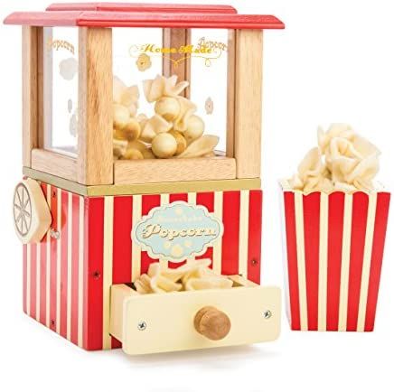 Le Toy Van - Wooden Honeybake Retro Popcorn Machine | Cinema, Kitchen Or Movies Pretend Play | Movie | Amazon (US)