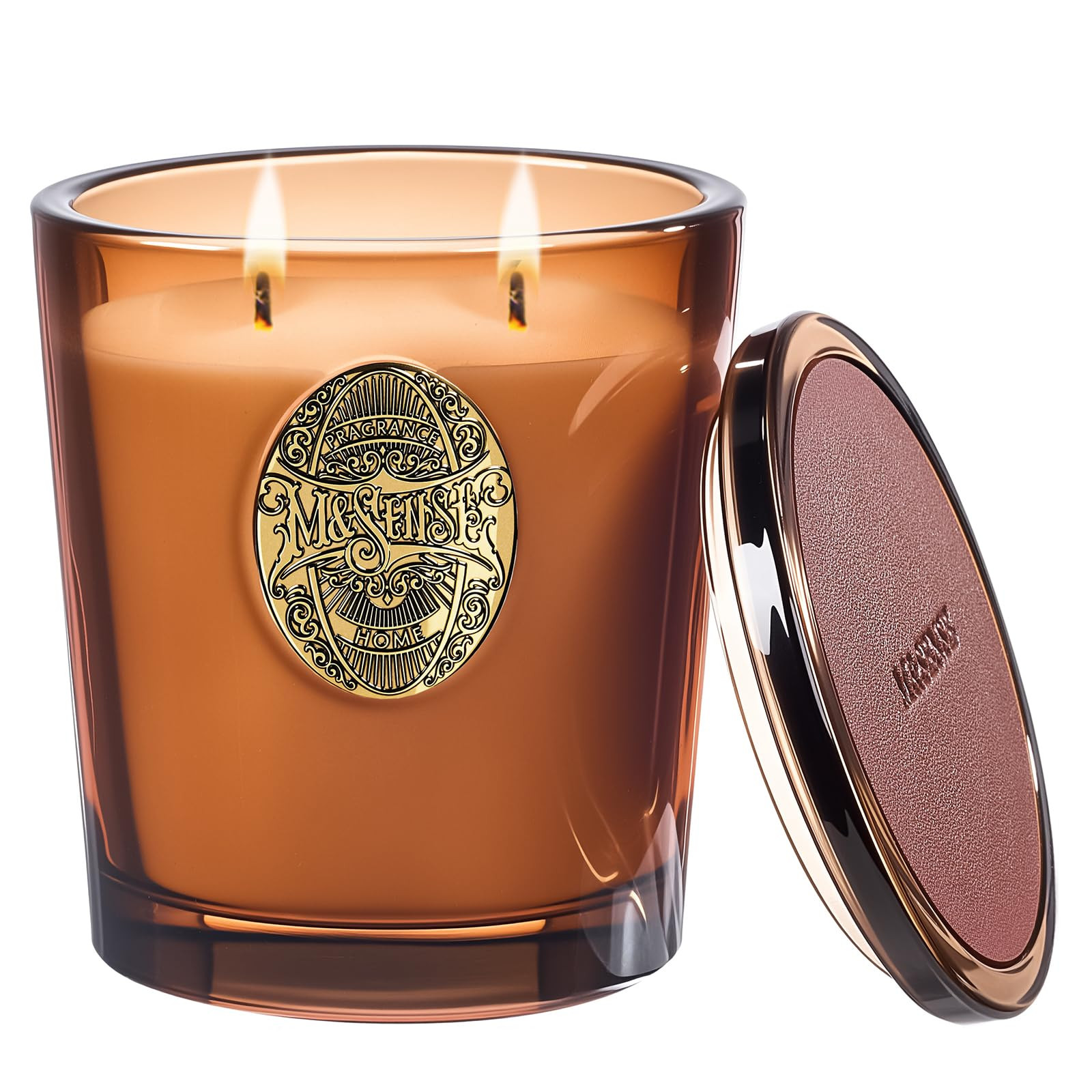 M&SENSE Natural Soy Wax, Hot Cocoa Scented Aromatherapy Candle Gift for Women and Men | 50 Hours ... | Amazon (DE)