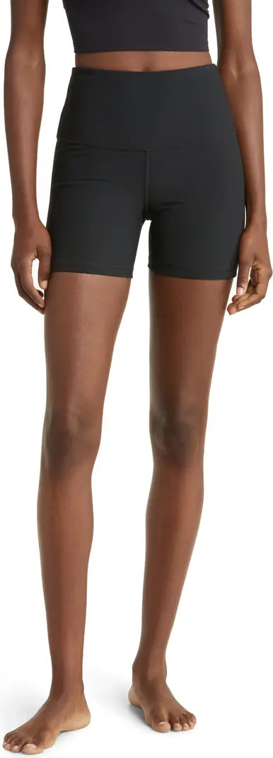 Zella Luxe Rib High Waist Bike Shorts | Nordstrom | Nordstrom