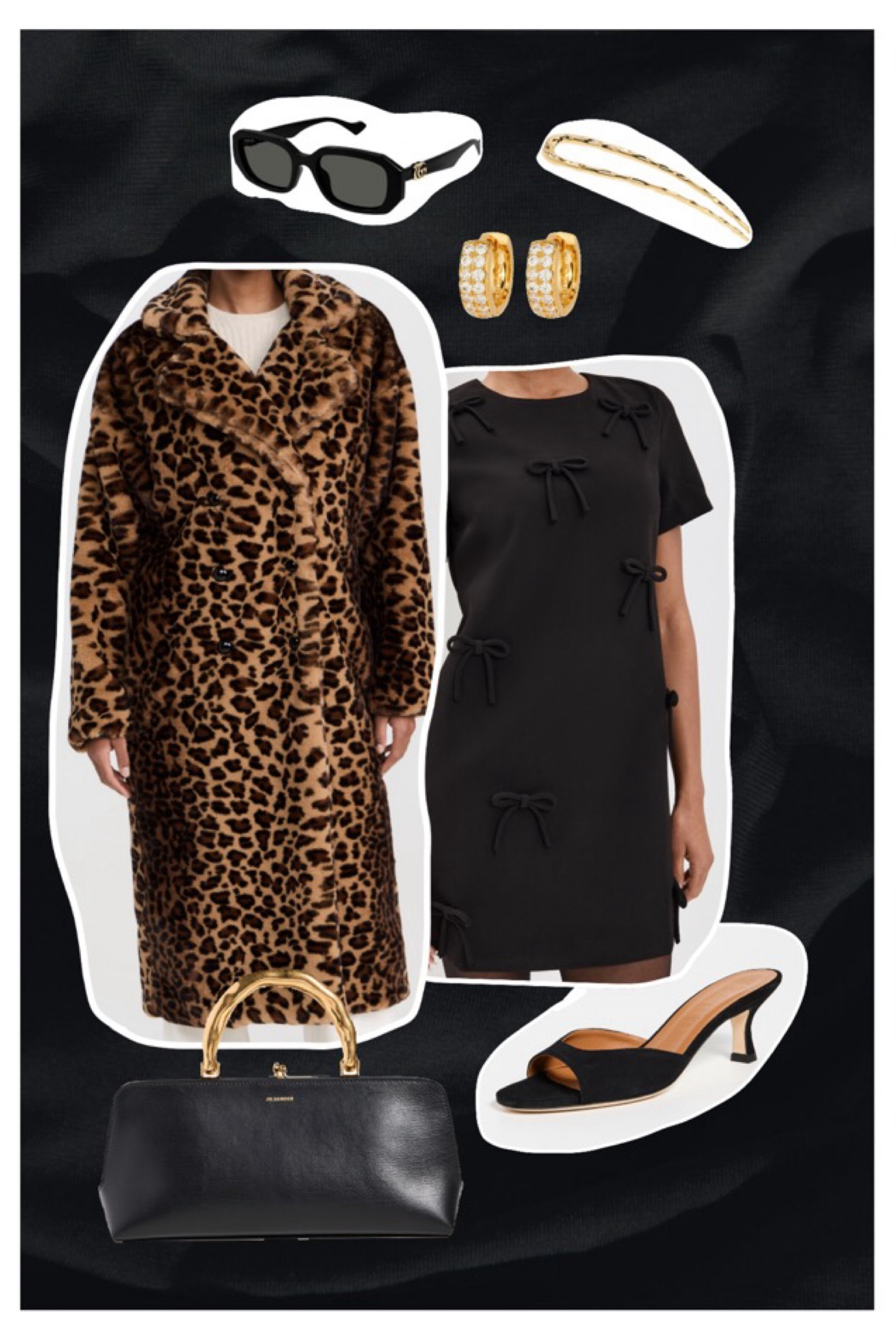 holidays glam / thanksgiving Christmas outfit / bow dress / leopard coat 

#LTKCyberWeek #LTKHoliday #LTKParties